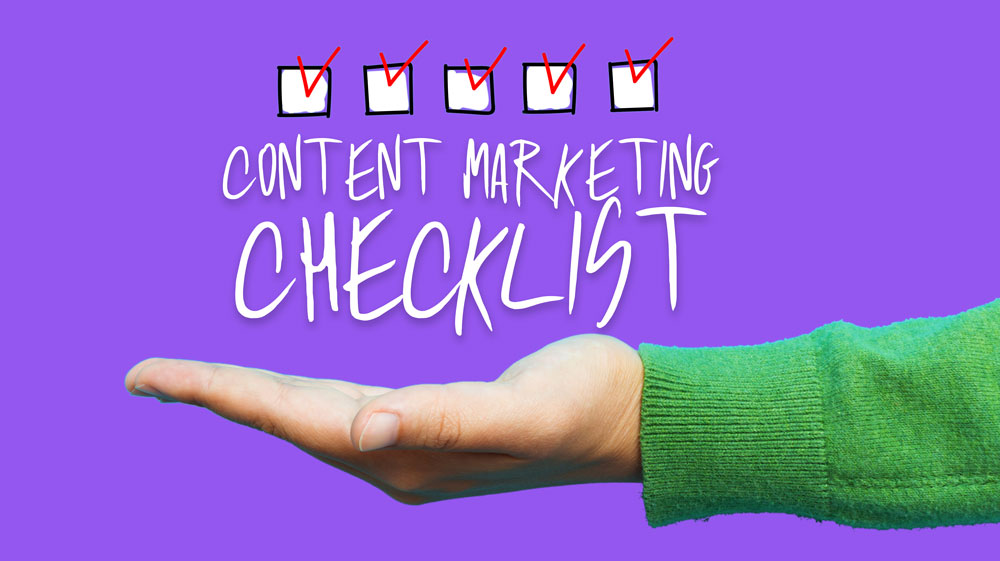 content marketing strategy checklist
